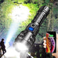 🔦 50 % RABATT NU! ⚡ Högeffekts uppladdningsbar ficklampa – 90 000 lumen, 7 lägen & 10 000 mAh – perfekt för camping, nödsituationer och dagligt bruk 🏕️