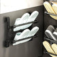 👟 50 % RABATT NU! 🚪 Vikbart dörrsko-ställ – väggmonterad, borrfri installation & två-plans kapacitet – perfekt för badrum och hall 🏠