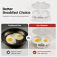 🥚 50 % RABATT NU! 🔥 Smart äggpocherare för mikrovågsugn med lock – perfekta pocherade ägg på några minuter – snabb och fettfri frukost 🍳