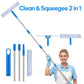 🧹 50 % RABATT NU! 🧽 2-in-1 window glass cleaner squeegee – dubbel rengöring, effektiv vattenavlägsning & hållbar konstruktion – perfekt för fönster och speglar 💧