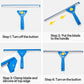 🧹 50 % RABATT NU! 🧽 2-in-1 window glass cleaner squeegee – dubbel rengöring, effektiv vattenavlägsning & hållbar konstruktion – perfekt för fönster och speglar 💧