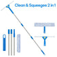 🧹 50 % RABATT NU! 🧽 2-in-1 window glass cleaner squeegee – dubbel rengöring, effektiv vattenavlägsning & hållbar konstruktion – perfekt för fönster och speglar 💧