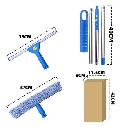 🧹 50 % RABATT NU! 🧽 2-in-1 window glass cleaner squeegee – dubbel rengöring, effektiv vattenavlägsning & hållbar konstruktion – perfekt för fönster och speglar 💧