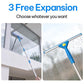 🧹 50 % RABATT NU! 🧽 2-in-1 window glass cleaner squeegee – dubbel rengöring, effektiv vattenavlägsning & hållbar konstruktion – perfekt för fönster och speglar 💧