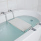 🛁 50 % RABATT NU! 🪑 Non-slip bathtub sitting board – stabil support, halkfritt grepp & lätt ram – perfekt för äldre, gravida och barn 🏠