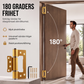 🚪 50 % RABATT NU! 🔧 Smart hydrauliskt dörrgångjärn i rymdkvalitetsaluminium – tyst mjukstängning & 180° rörelsefrihet ✨
