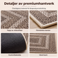 🧶 50 % RABATT NU! ✨ Elegant vävd köksmatta – snabb vätskeupptagning, halksäker & slitstark – perfekt för kök, hall och tvättstuga 🏠