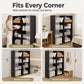 🗄️ 50 % RABATT NU! 🧺 Multi-tier space-saving dustproof wardrobe – smart moduldesign, kraftiga stålrör & fullt dammsskydd – perfekt för sovrum och studentrum 🏠