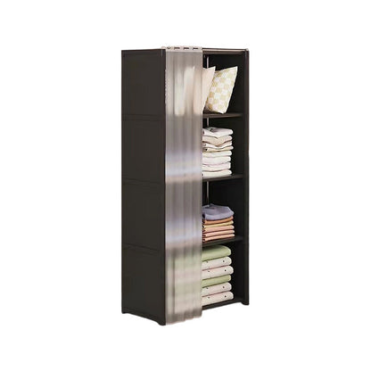 🗄️ 50 % RABATT NU! 🧺 Multi-tier space-saving dustproof wardrobe – smart moduldesign, kraftiga stålrör & fullt dammsskydd – perfekt för sovrum och studentrum 🏠