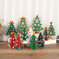 🎄 50 % RABATT NU! 🧩 DIY wooden Christmas tree ornament set – bygg, dekorera & lek – perfekt för mysig juletid med familjen 🎅