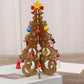 🎄 50 % RABATT NU! 🧩 DIY wooden Christmas tree ornament set – bygg, dekorera & lek – perfekt för mysig juletid med familjen 🎅