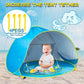 🏖 -50%! 🌞 Bärbart Strandtält Anti-UV för Baby – UPF 50+ – 120×80×70 cm – Automatisk Öppning & Lätt – Perfekt för att Skydda Baby från Solen 👶