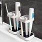🧼 50 % RABATT NU! 🧴 Dustproof toothbrush organizer – dammtätt lock, lättdränerad bas & kompakt design – perfekt för badrummet 🚿