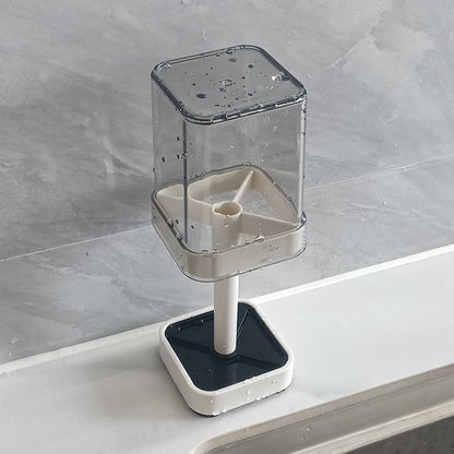 🧼 50 % RABATT NU! 🧴 Dustproof toothbrush organizer – dammtätt lock, lättdränerad bas & kompakt design – perfekt för badrummet 🚿