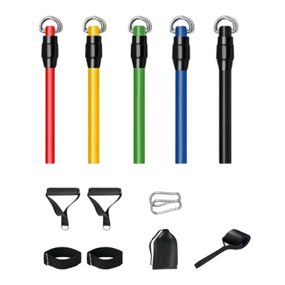 🏋️ 50 % RABATT NU! 💪 13-delars motståndsbandset med handtag – komplett hemmagym – perfekt för nybörjare och avancerade 🔥