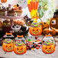 🎃 50 % RABATT NU! 👻 Halloween genomskinliga pumpa presentpåsar – dragkedja & bekvämt handtag för godis 🍬