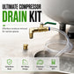 🔧 50 % RABATT NU! 💦 Universellt dräneringsventilkit för luftkompressor – 90° armbåge, högtrycksbeständig & enkel installation – perfekt för verkstad och garage 🚰