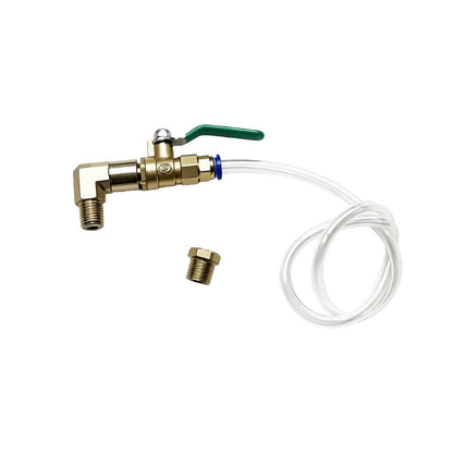🔧 50 % RABATT NU! 💦 Universellt dräneringsventilkit för luftkompressor – 90° armbåge, högtrycksbeständig & enkel installation – perfekt för verkstad och garage 🚰