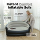 🛋️ 50 % RABATT NU! 💨 Inflatable double sofa – omedelbar komfort, rymlig & premium flockad yta – snabb uppblåsning var som helst 🏠