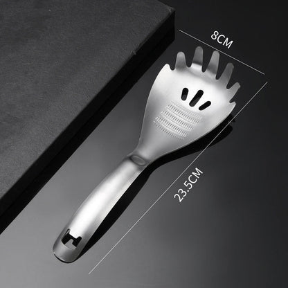 🥄 50 % RABATT NU! 🔪 Multifunktionell kökssked i rostfritt stål – 5 verktyg i ett – filtrering, malning, separering & flasköppnare – perfekt för köket 🍳