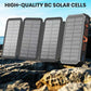☀️ 50 % RABATT NU! 🔋 Solcellsladdare – 20 000 mAh, hopfällbar 4-panel, IPX5 & LED-ficklampa – perfekt för camping och nödsituationer 🏕️
