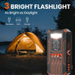 ☀️ 50 % RABATT NU! 🔋 Solcellsladdare – 20 000 mAh, hopfällbar 4-panel, IPX5 & LED-ficklampa – perfekt för camping och nödsituationer 🏕️