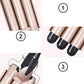 🌀 50 % RABATT NU! 💁‍♀️ 3-barrel locktonger med justerbar temperatur – snabb uppvärmning, keramisk beläggning & antiskållning – perfekt för naturliga vågor 💈