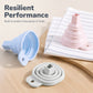 🧴 Köp 1 få 1 GRATIS! ⭕ Foldable silicone collapsible wide mouth funnel – platsbesparande, värmebeständig & universell – perfekt för köket 🍶