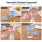 🧴 Köp 1 få 1 GRATIS! ⭕ Foldable silicone collapsible wide mouth funnel – platsbesparande, värmebeständig & universell – perfekt för köket 🍶