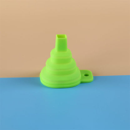 🧴 Köp 1 få 1 GRATIS! ⭕ Foldable silicone collapsible wide mouth funnel – platsbesparande, värmebeständig & universell – perfekt för köket 🍶