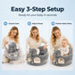 🧸 50 % RABATT NU! 👶 Plush baby support seat – ergonomisk, stabil & mjuk – perfekt för sittträning och lek 🛋️