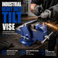 🔧 50 % RABATT NU! 🗜️ Skruvstycke med bred öppning – 80 kN klämkraft, 360° sväng & 90° tilt – perfekt för professionellt metallarbete 🔩