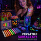 🌈 50 % RABATT NU! 🖊️ Glow Party-tatueringspennor – UV-lysande, hudvänliga & perfekta för fest och kreativ lek ✨