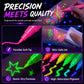 🌈 50 % RABATT NU! 🖊️ Glow Party-tatueringspennor – UV-lysande, hudvänliga & perfekta för fest och kreativ lek ✨