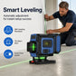 📐 50 % RABATT NU! 🧰 Självnivellerande grön lasernivå – 360° projektion, millimeterprecision & robust – perfekt för bygg och kakel 🏗️
