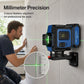 📐 50 % RABATT NU! 🧰 Självnivellerande grön lasernivå – 360° projektion, millimeterprecision & robust – perfekt för bygg och kakel 🏗️