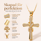 💫 50 % RABATT NU! ✝️ Halsband med gnistrande vriden knut och korspendant – elegant design, högkvalitativ finish & tidlös stil – perfekt för vardag och fest 🌟