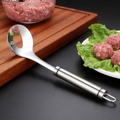 🥩 Köp 1 få 1 gratis! 🍽️ Köttbulleformare i rostfritt stål – kreativ design, kladdfri & ergonomisk – perfekt för snabba och enkla köttbullar 🎁