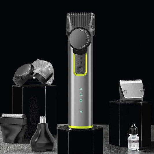 🪒 50 % RABATT NU! 💈 4-in-1 electric hair clipper set – utbytbara huvuden, justerbar längd & IPX5 vattenskydd – perfekt för hela groomingrutinen ✨