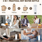 ☕ 50 % RABATT NU! 🔥 Portabel elektrisk vattenkokare – 304 rostfritt stål, 500 ml & 6 temperaturer – perfekt för resor och kontor 🧳