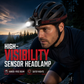 💡 50 % RABATT NU! 🔦 Uppladdningsbar LED-pannlampa med rörelsesensor – perfekt för cykling, löpning och camping 🌙