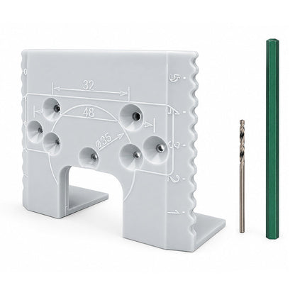 🔧 50 % RABATT NU! 🚪 Justeringsverktyg för installation av skåpdörrsgångjärn – magnetisk mall, exakta hål & jämna spalter – perfekt för snickare och DIY 🛠️
