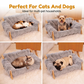 🛏️ 50 % RABATT NU! 🐾 Elevated plush pet bed – träram, tvättbar & stadig – perfekt för hundar och katter – lyxig komfort året runt 🌿
