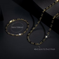 ✨ 50 % RABATT NU! 💎 Glittrande smyckeset för män – halsband & armband – kubisk zirkonia – perfekt för vardag och fest 🖤
