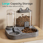 🐱 50 % RABATT NU! 🥣 2-in-1 pet feeder & water dispenser – automatisk gravity-fed, stor kapacitet & säkra material – perfekt för upptagna ägare 🐶