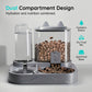 🐱 50 % RABATT NU! 🥣 2-in-1 pet feeder & water dispenser – automatisk gravity-fed, stor kapacitet & säkra material – perfekt för upptagna ägare 🐶