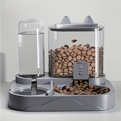 🐱 50 % RABATT NU! 🥣 2-in-1 pet feeder & water dispenser – automatisk gravity-fed, stor kapacitet & säkra material – perfekt för upptagna ägare 🐶