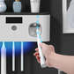 🧴 50 % RABATT NU! 🛡️ Hygienic family toothbrush station with UV light – UV-C sterilisering, automatisk tandkrämsdispenser & borrfri installation – perfekt för badrummet 🏠