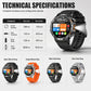 ⌚ 50 % RABATT NU! 🔦 Multifunctional outdoor smartwatch – robust, LED-ficklampa & HD-samtal – perfekt för äventyr och träning 🏔️