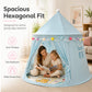 🏰 50 % RABATT NU! 🧒 Indoor kids play tent – rymlig hexagon, andningsbar & rivbeständig – perfekt för kreativ lek hemma 🧸